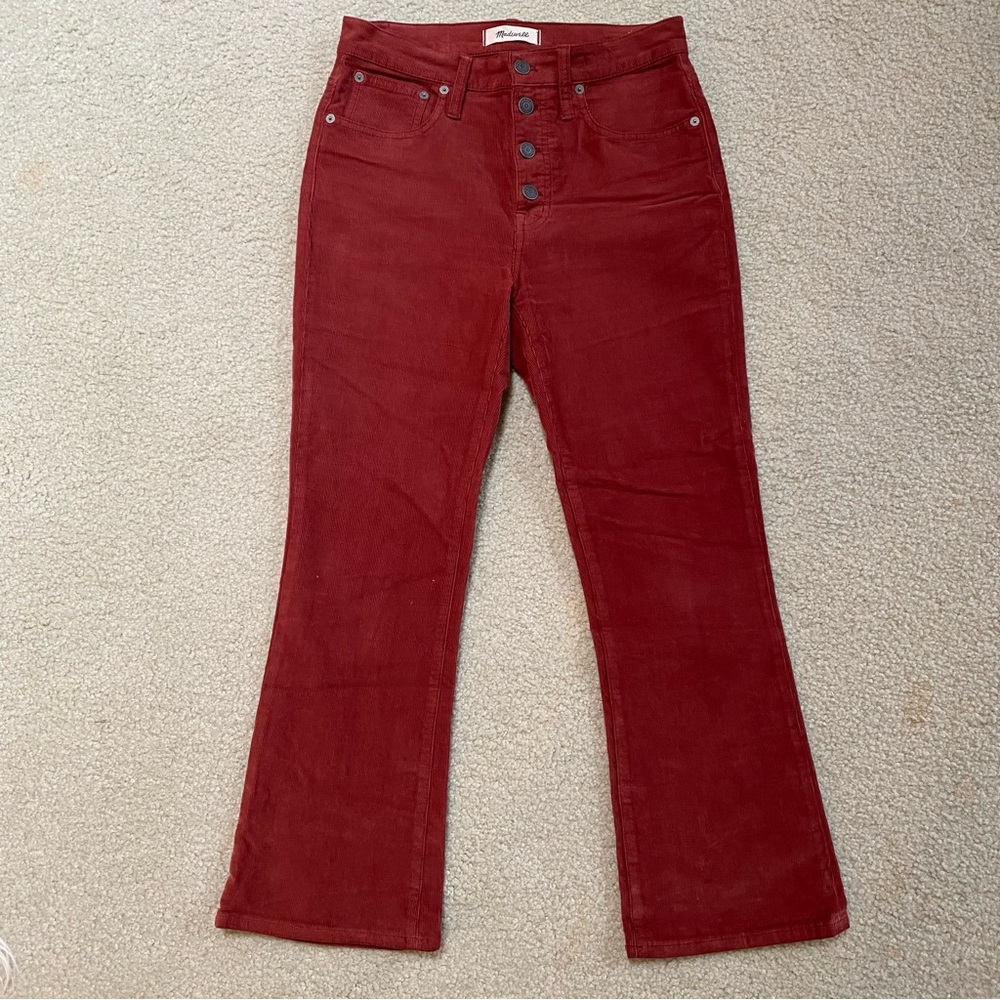 Madewell Corduroy Red Pants